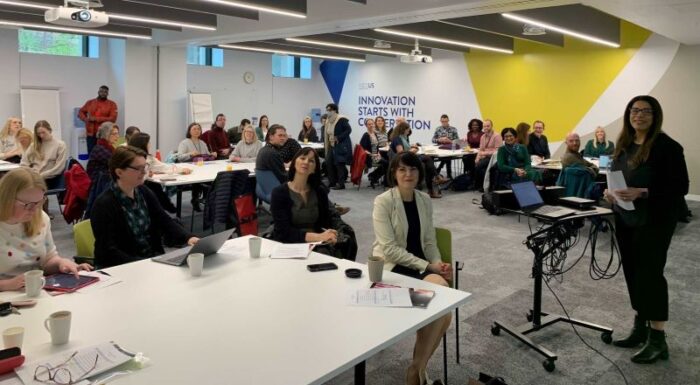 Photograph of people at the Co-production Event in March 2023
